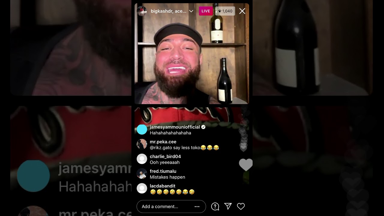 Big Kash going at it on instagram live🤣
