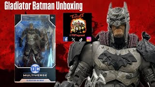 McFarlane Toys DC Multiverse Gladiator Batman Unboxing & Review