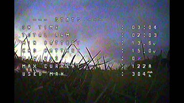 flying an fpv drone at night, DVR footage from Oamway commander v1.