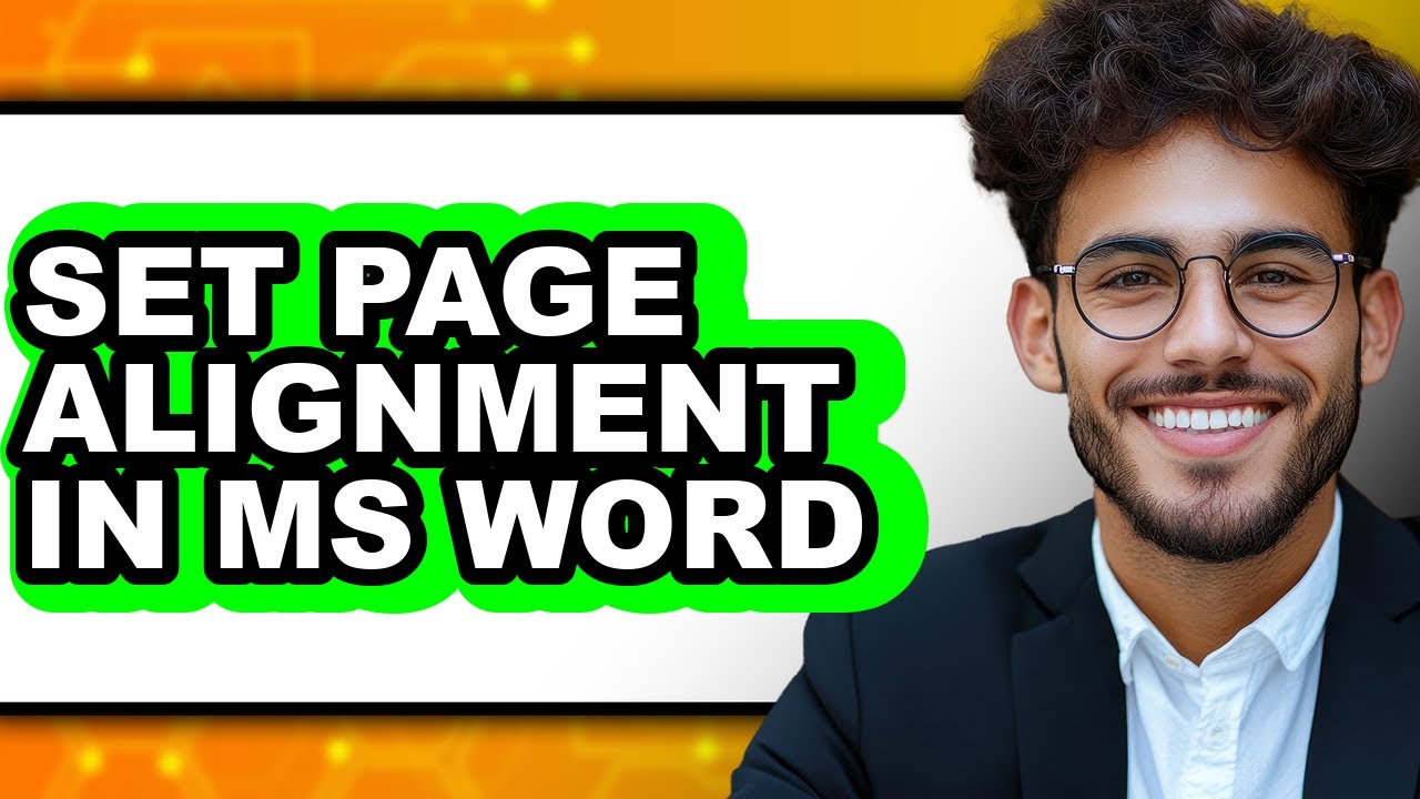 How to Set Page Alignment in Ms Word (updated) - YouTube