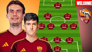 AS ROMA 2026/2027 PREDICTED LINEUPS WITH MARTEN DE ROON & BALERDI ♦️AS ROMA TRANSFER NEWS 2026