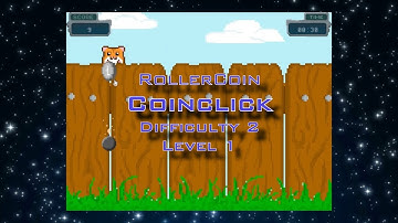 Playing RollerCoin Coinclick Game (Difficulty2 Level1)
