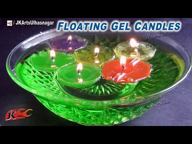 DIY Floating Gel Candles Tutorial, How to make gel candles with Chocolate  molds