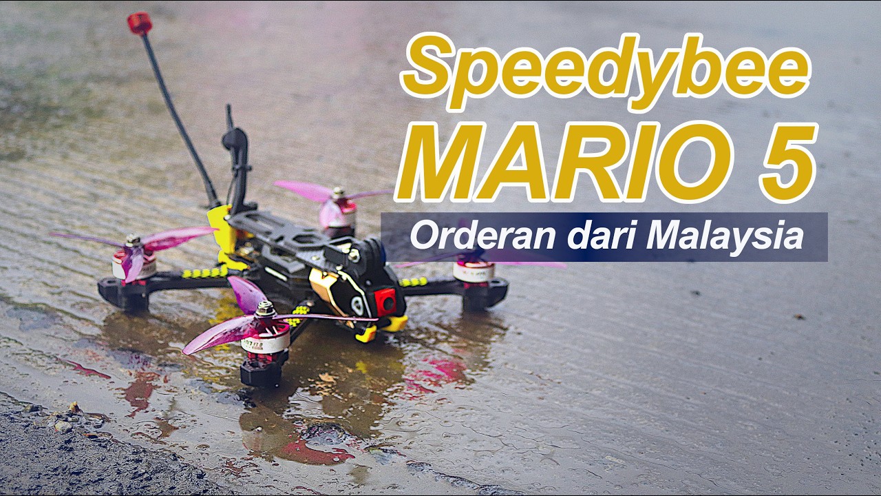 Speedybee Mario 5 orderan dari Malaysia - Maiden Flight, Test Position Hold, Test GPS Rescue