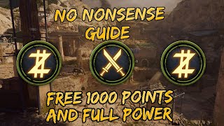 FREE FULL POWER & 1000 POINTS - EASTER EGG ON THE TOMB (NO NONSENSE GUIDE)