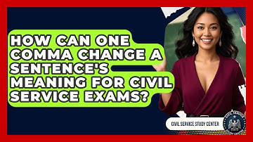 How Can One Comma Change A Sentence