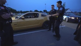 Revving My 5.0 In front Of Cops