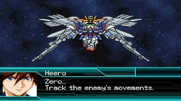 SRW W - Wing Gundam Zero Attacks