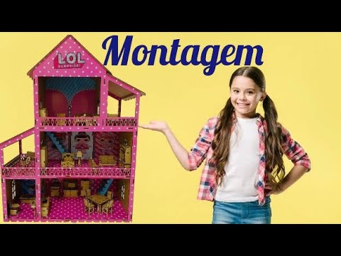 Casa para Boneca Barbie - Montagem [Tutorial] Atacadão do Artesanato MDF 