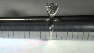 0 97ct Round Cut Solitaire Ring L204
