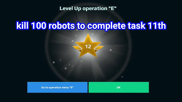 how to complete task 11th || kill 100 robots War Robots