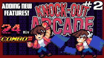 Fighting Game Devlog - ADDING POLISH TO A FIGHTING GAME - KNOCK-OUT ARCADE