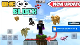 😱 One Block For Minecraft Pocket Edition 1.20+ || Download One Block Map For Mcpe