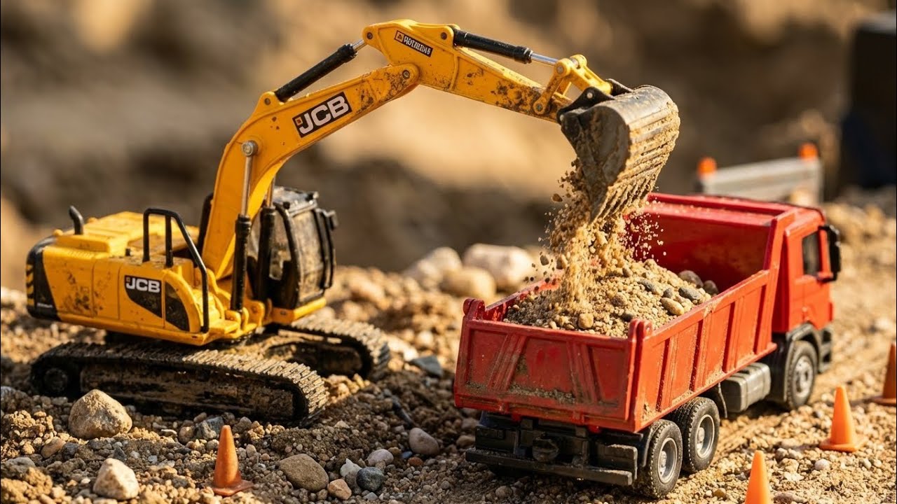 Word's MOST EXTREME  Strong Scale 1/16: RC Excavator HITACHI & JCB & HUINA 1536 Servo Liner Electric