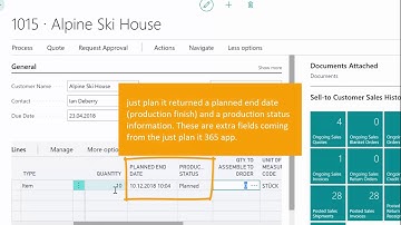 Visual scheduling add-on for manufacturers using Microsoft Dynamics 365 Business Central Essentials
