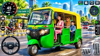 Tuk Tuk Rickshaw Driving - Real Van Driving Ride passenger Transport Game - Android Gameplay screenshot 1