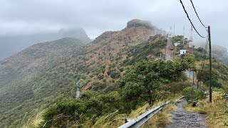 : rain at signal mountain Port Louis mauritius POV