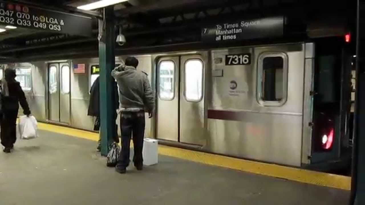 NYC Subways:R188 converted set (R142A) 7316 burn testing at 74th Broadway