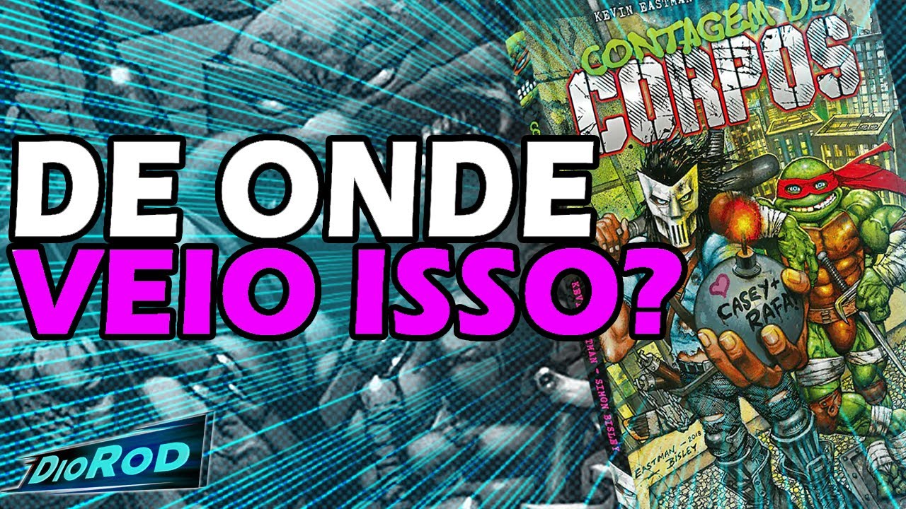 Quadrinhos de TMNT e a V10lência!