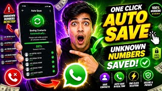Auto Save Unknown WhatsApp Numbers in One Click ✅ | Secret Tool in 2026 screenshot 2