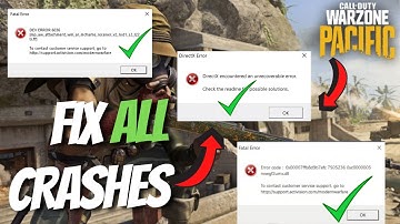 How To Fix COD Warzone Pacific Directx, Dev Error 5573, Dev Error 6063 & 6068 All Dev Errors 👈