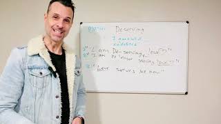 ⭐The Easy 3-Step Method to Finally Feel Deserving - STOP serving. START deserving.