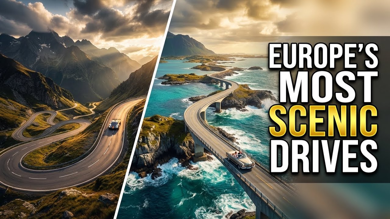 5 EPIC European Drives | Drive These 5 Routes Before You Die | Travel Video
