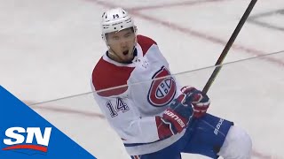 Nick Suzuki Restores Canadiens' Lead 22 Seconds After Joel Farabee Ties Game