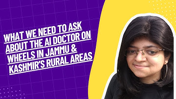 What we must be asking about the use of AI for telemedicine services in India