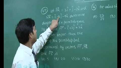 JEE-Advanced 2013 Paper-1 Maths Solution (Question 44-46) by Aakash IIT-JEE