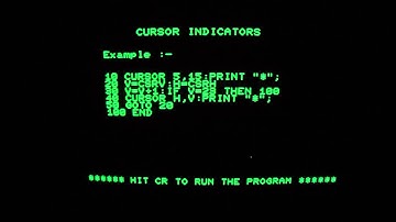 BASIC Tutorial 2 for the Sharp MZ-80A