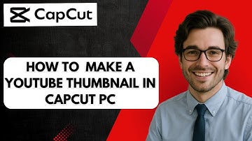 How To Make A YouTube Thumbnail In CapCut PC (full guide)