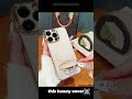 🐰 Cute Rabbit Makeup Mirror Phone Case