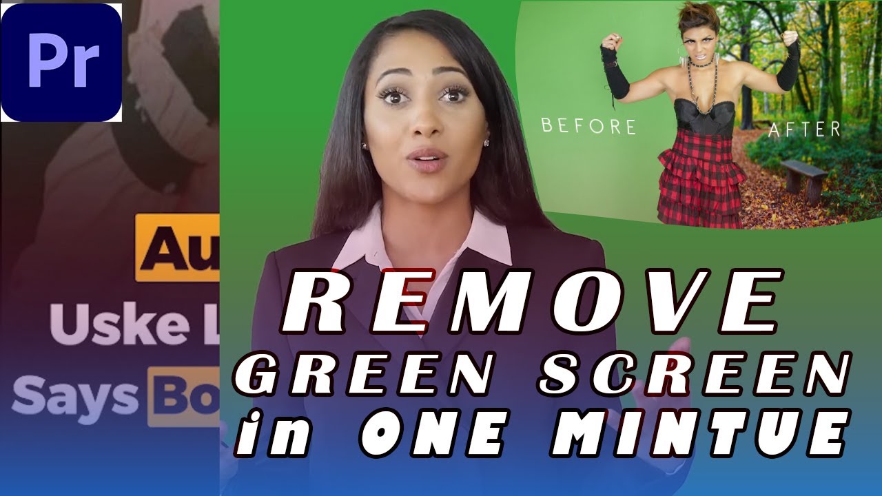 How To Remove Green Screen In premiere pro | EASY TO WORK - YouTube