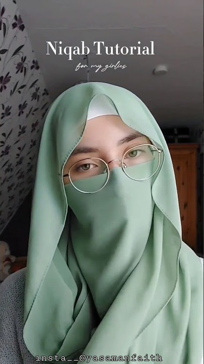Requested NIQAB TUTORIAL | #allah #islam #hijabtutorial