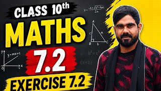 📘 UP Board Class 10th Maths Exercise 7.2 Solution Live || ASPM COACHING CENTER
