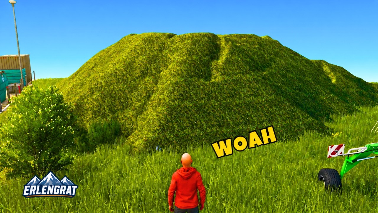 I Created A Mountain Of Grass For My Cows