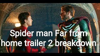 Spiderman Far from home trailer 2 breakdown in Hindi