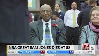 Hall of Famer Sam Jones dies at 88; NC Central star also won 10 NBA titles