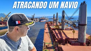 I went with PILOT to dock a CARGO SHIP - Port of Brazil