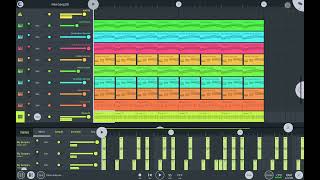 Lekompo beat in FL studio mobile