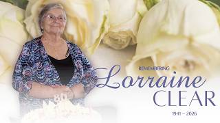 Live Stream of the Funeral Service of Lorraine Clear