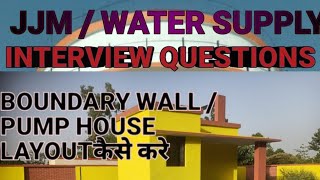 JJM CIVIL interview questions from pump house,Boundry wall and oht @easycivilwithsalman6626