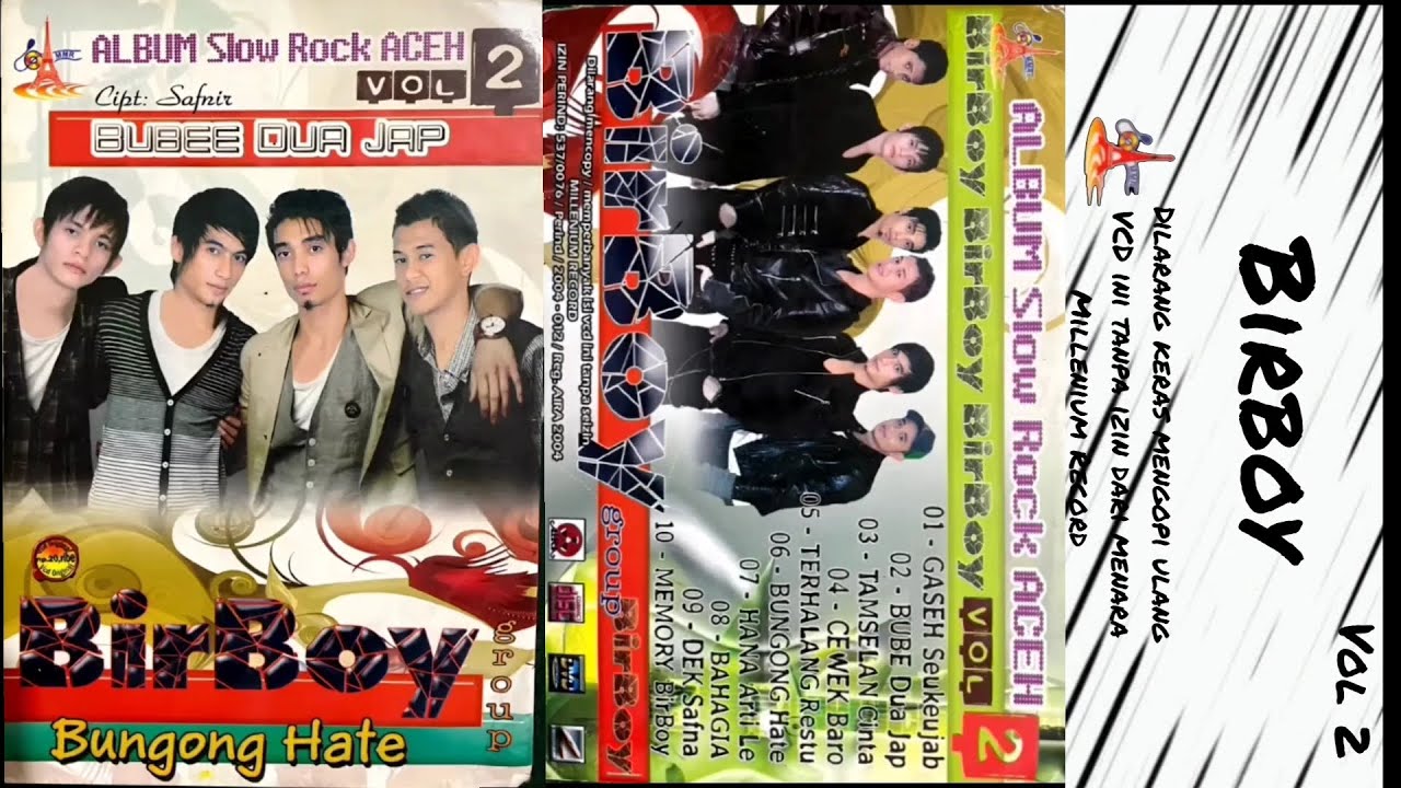 ALBUM SLOW ROCK ACEH - BIRBOY VOL 2 -BUBE DUA JAB - VIDEO QUALITY 2012