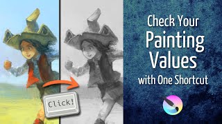 Check Your Painting Values with One Krita Shortcut