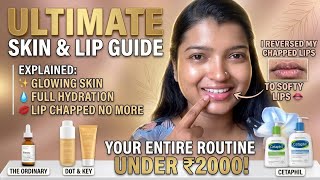 My MUST-HAVE Skincare Routine Under ₹2000! (Glow + Chapped Lips Rescue) 👄✨ screenshot 5