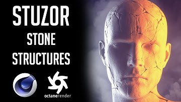 How to Create Stuz0r-Style Cracked Stone Structures | Cinema4D & Octane Render