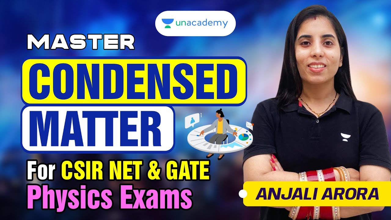 Master Condensed Matter Physics CSIR UGC NET Dec 2023 GATE Physics Master condensed matter physics csir ugc net dec 2023 gate physics
