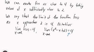 Section 2.2 Limits of Functions