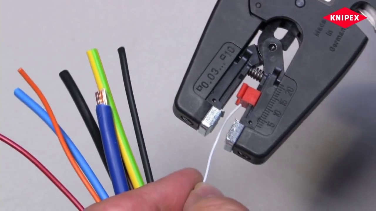 Pinza Pelacables de 0,03 a 10,0 mm² Knipex 12 42 195 SB